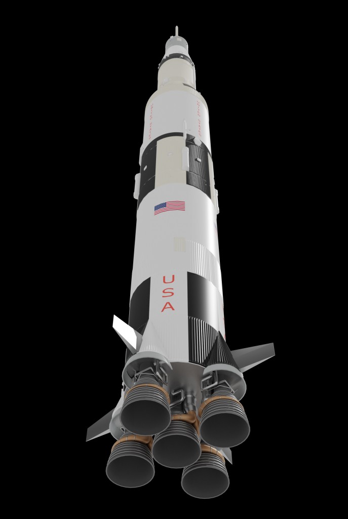 Saturn V rocket preview image 3